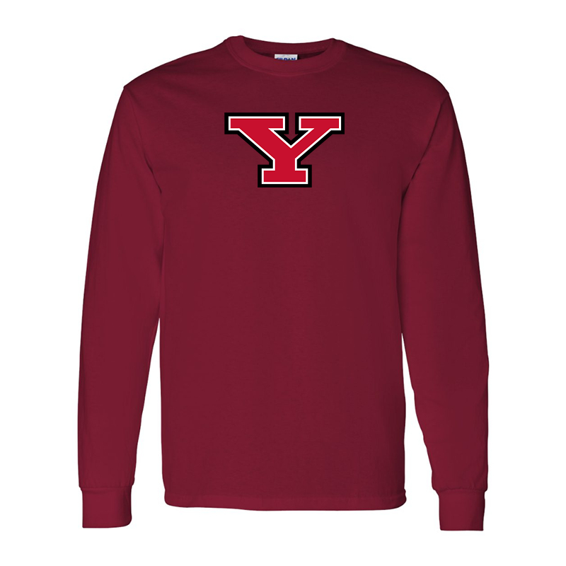 Men's Youngstown State Penguins Gildan Heavy Cotton Long Sleeve T-Shirt